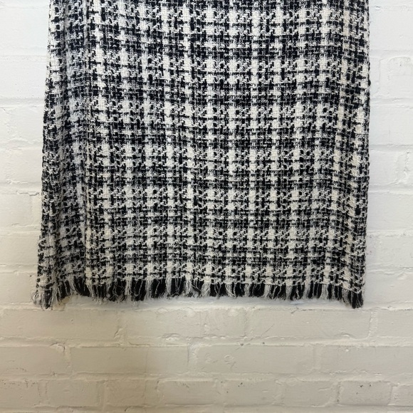 NWT Karen Kane Tweed Black and White Shift Dress Small - Picture 5 of 8